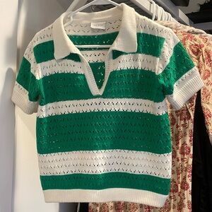 Rue Stiic crochet polo